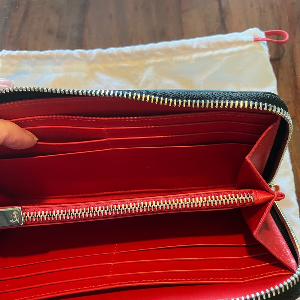 Christian Louboutin Multicolor Love Zip Wallet - Picture 10 of 15